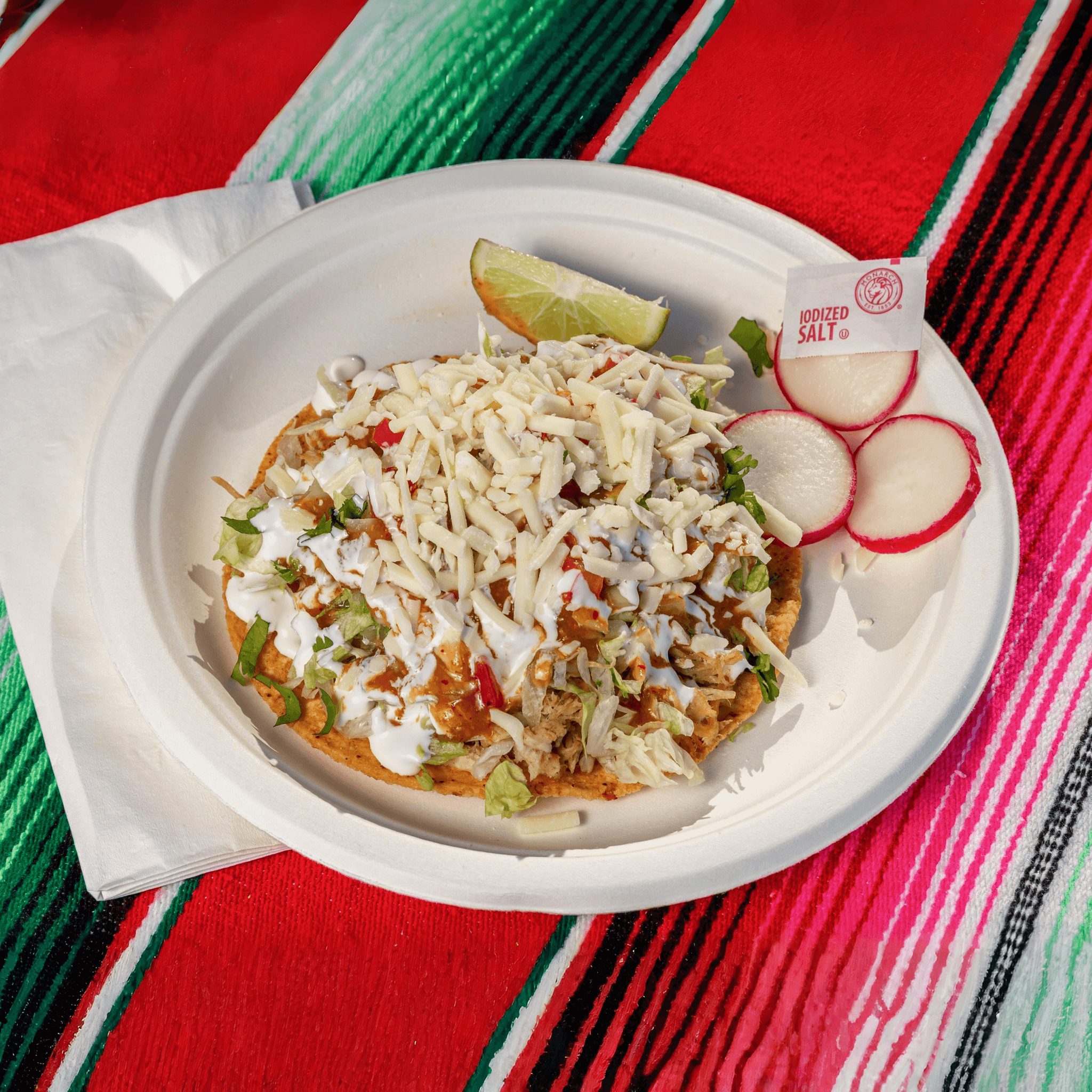 Veggie Tostada.