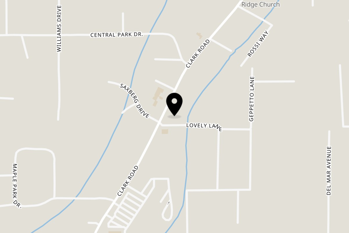Map showing the location of Mi Taquito Grill Clark Road on 6150 Clark Rd in Paradise